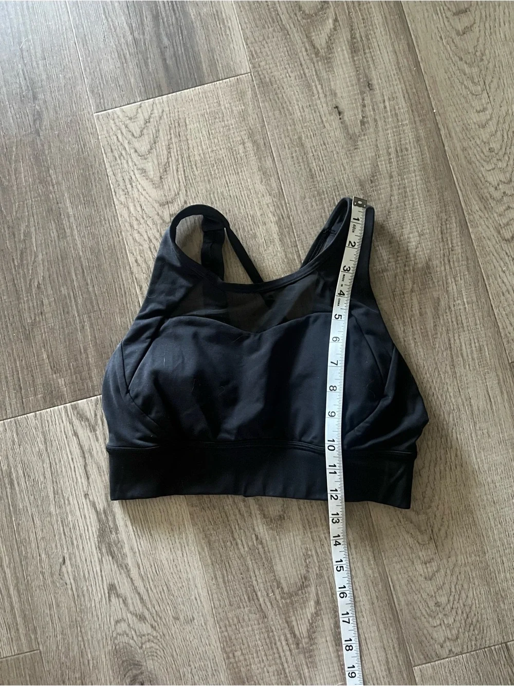 lululemon athletica Black High-Support Sports Bra with Mesh Insets
